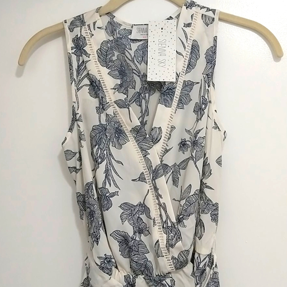 Sienna Sky Hem Styled Ruffle Dress